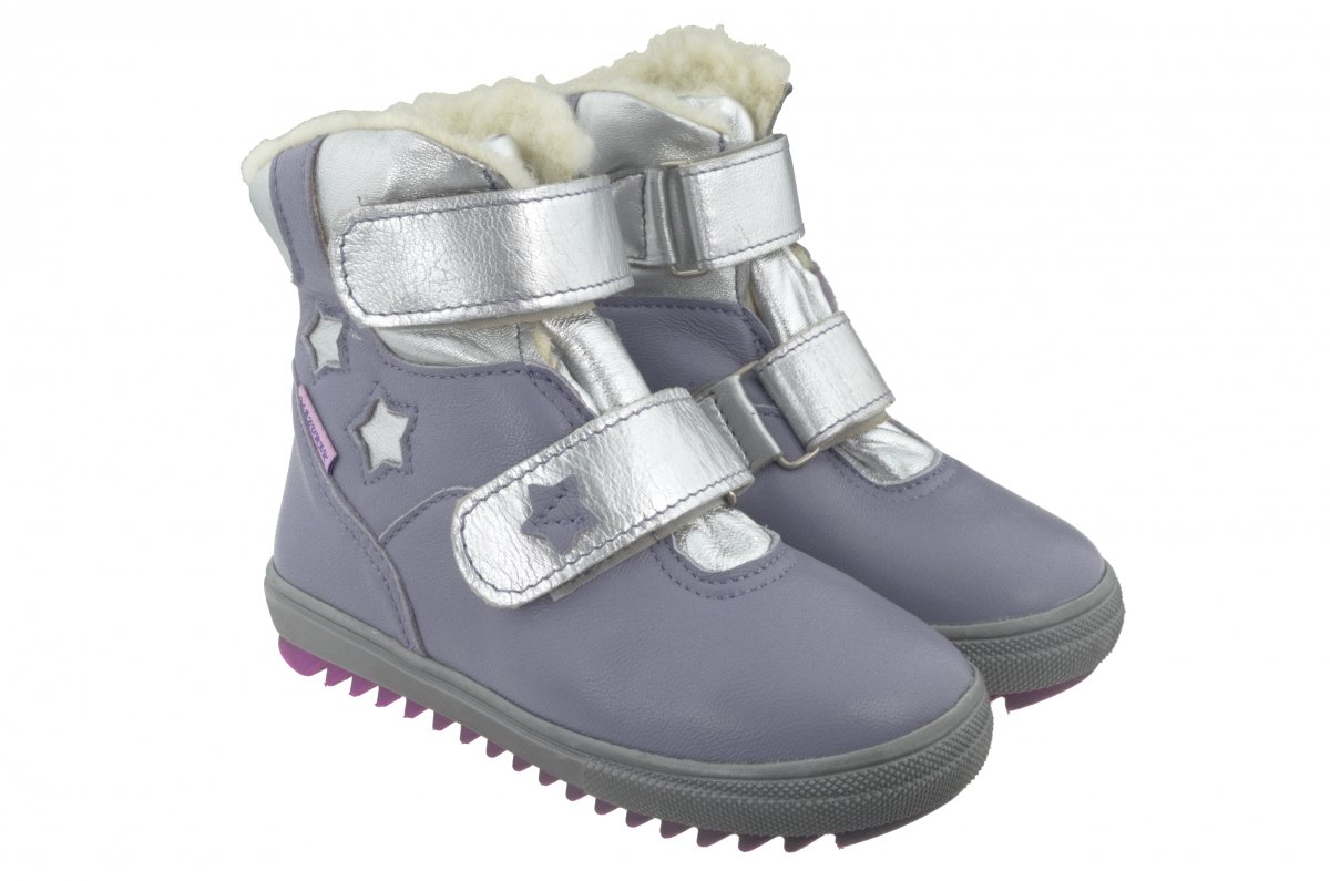 Trzewiki zimowe Mazurek 287 lawenda/srebro roz.26
