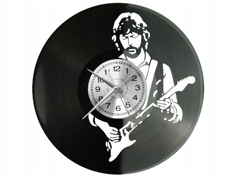 Eric Clapton Slowhand Nástěnné Hodiny Vinylová Deska Dárek Památka K Narozeninám