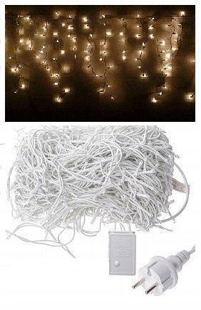 

Lampki Sople 200LED Biały Ciepły 7,3M Zew/wew
