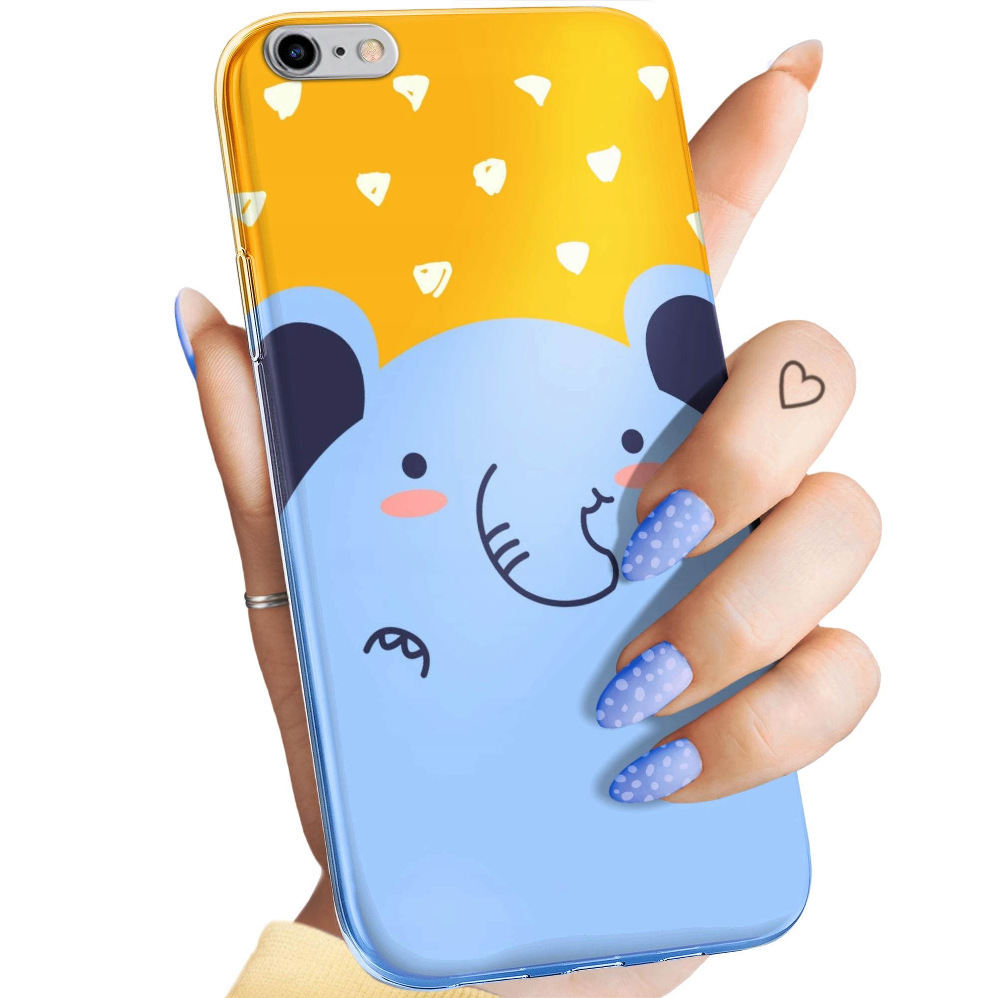Etui Do Iphone 6 Plus 6S Plus Słoń Słonie Słoniki Obudowa Pokrowiec