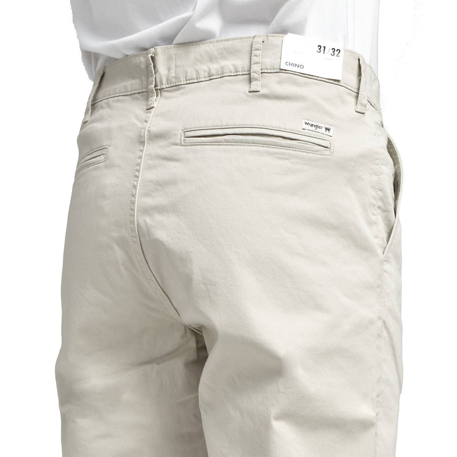 Męskie spodnie proste Wrangler Chino Stone W16LWA40V 31/32