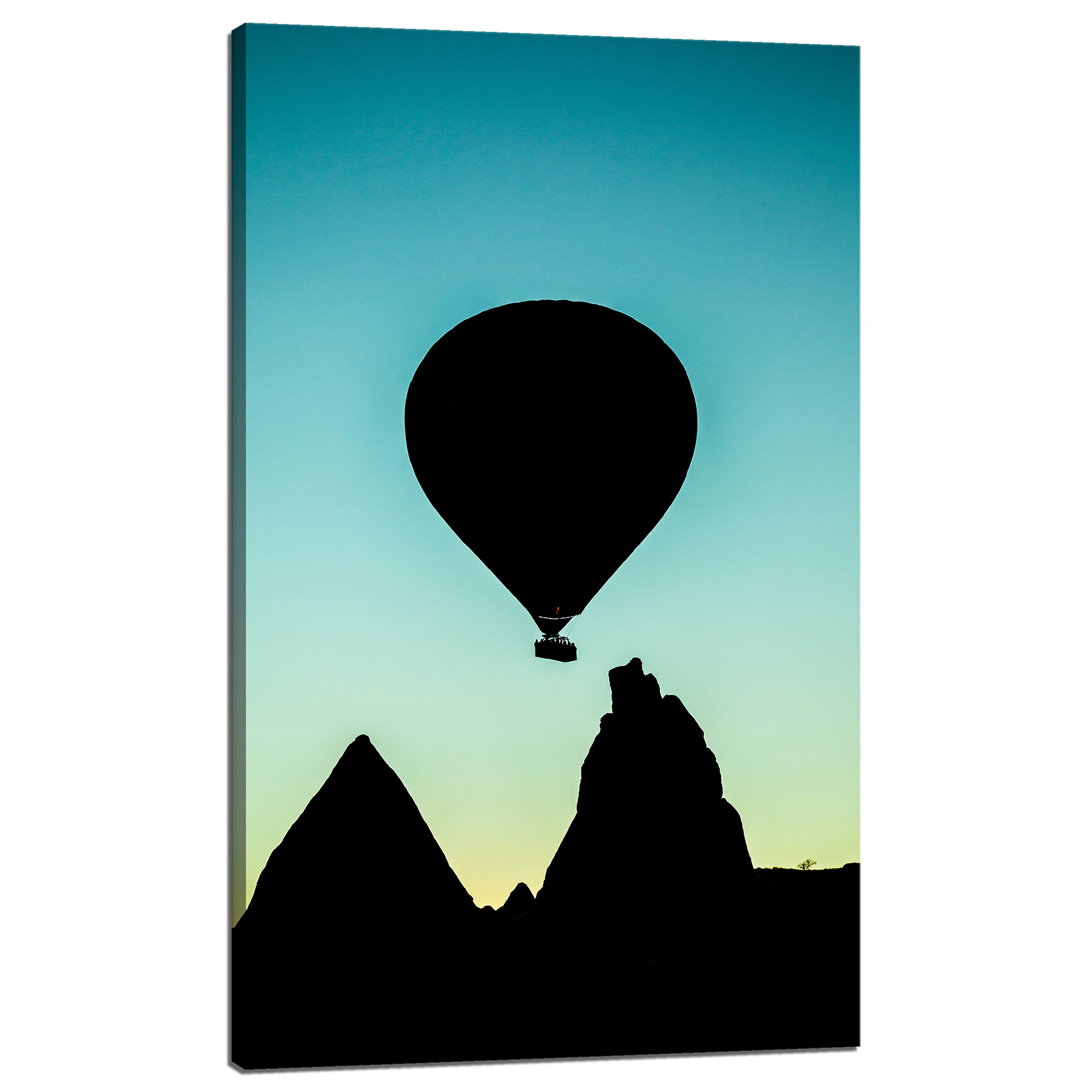 Obraz Canvas Příroda Let balónem o východu 60x100