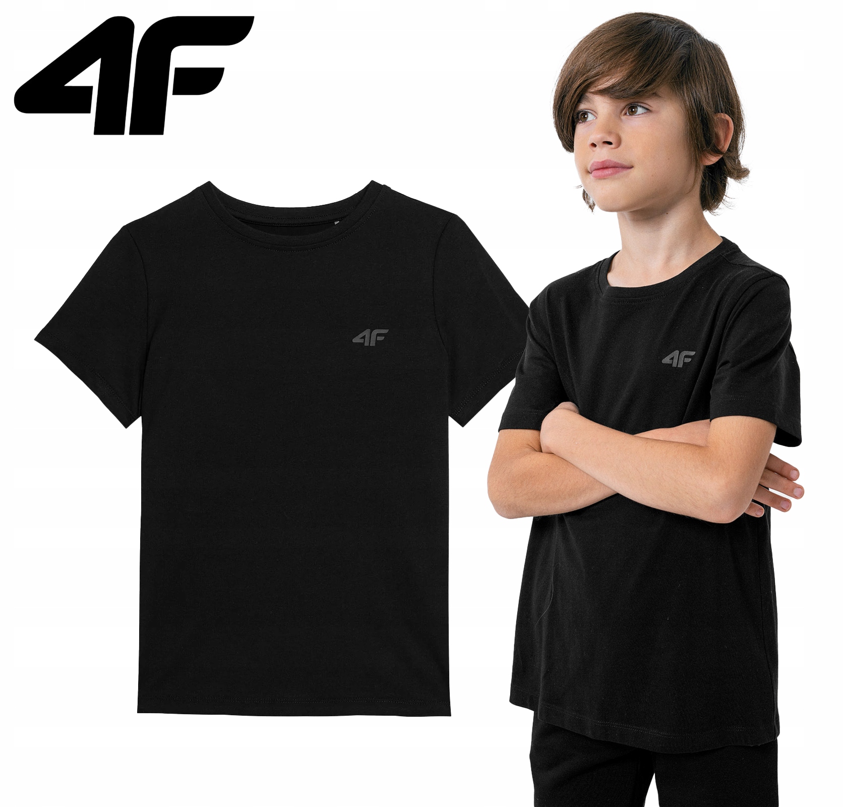 

4F Basic T-shirt Koszulka Na Wf Z22 JTSM001 -- 164