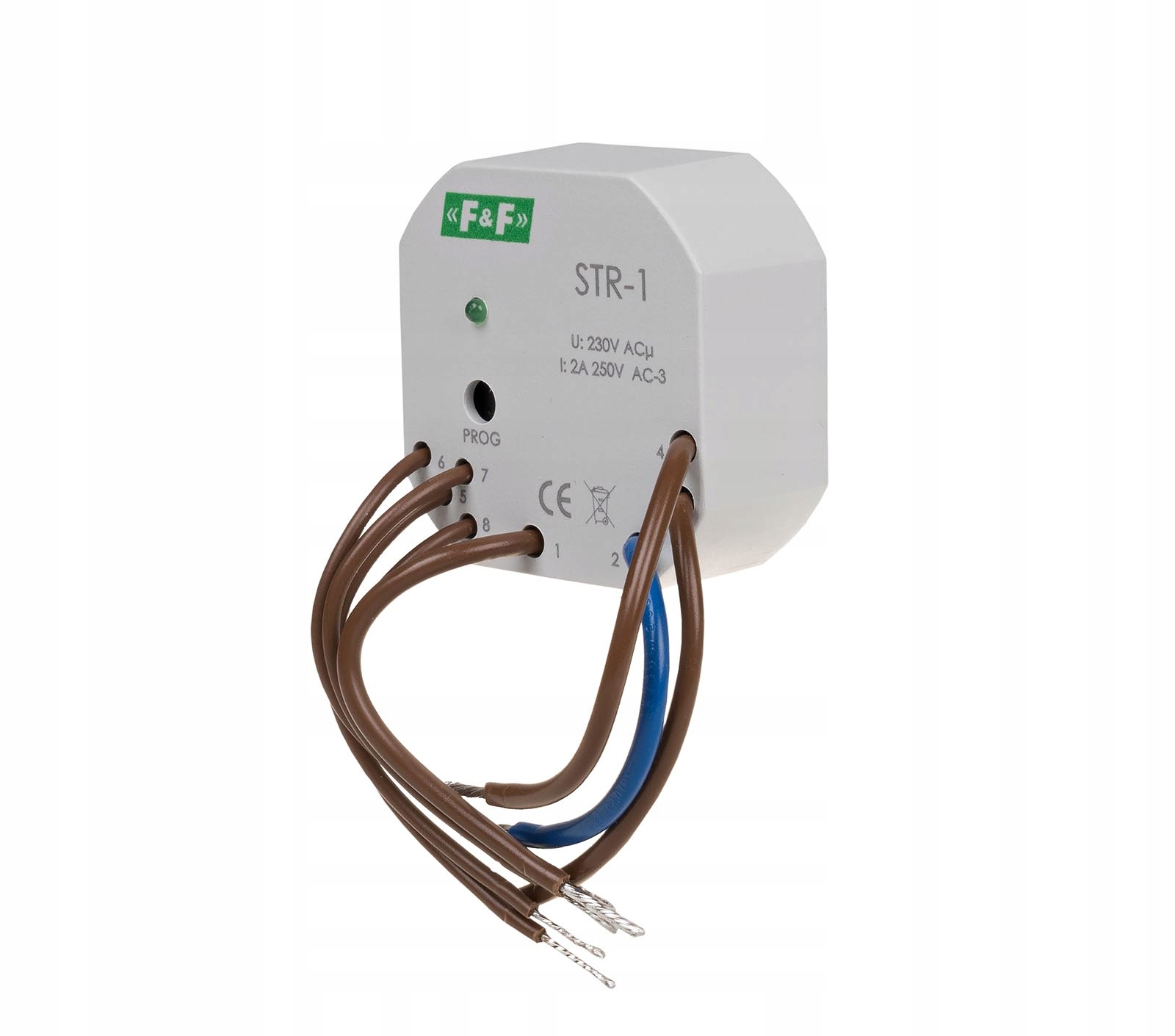 

Sterownik rolet 2 przyciski 230V Ac STR-1 F&f