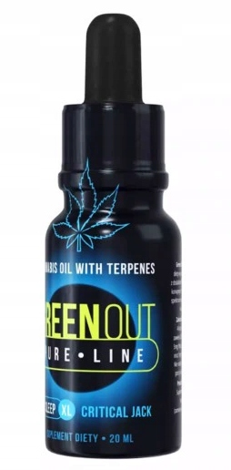 

Olejek konopny Green Out Crital Jack 20ml