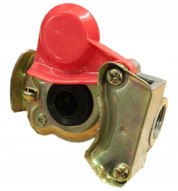 

Złączka pneumatyczna z zaworem M16x1,5 czerwona
