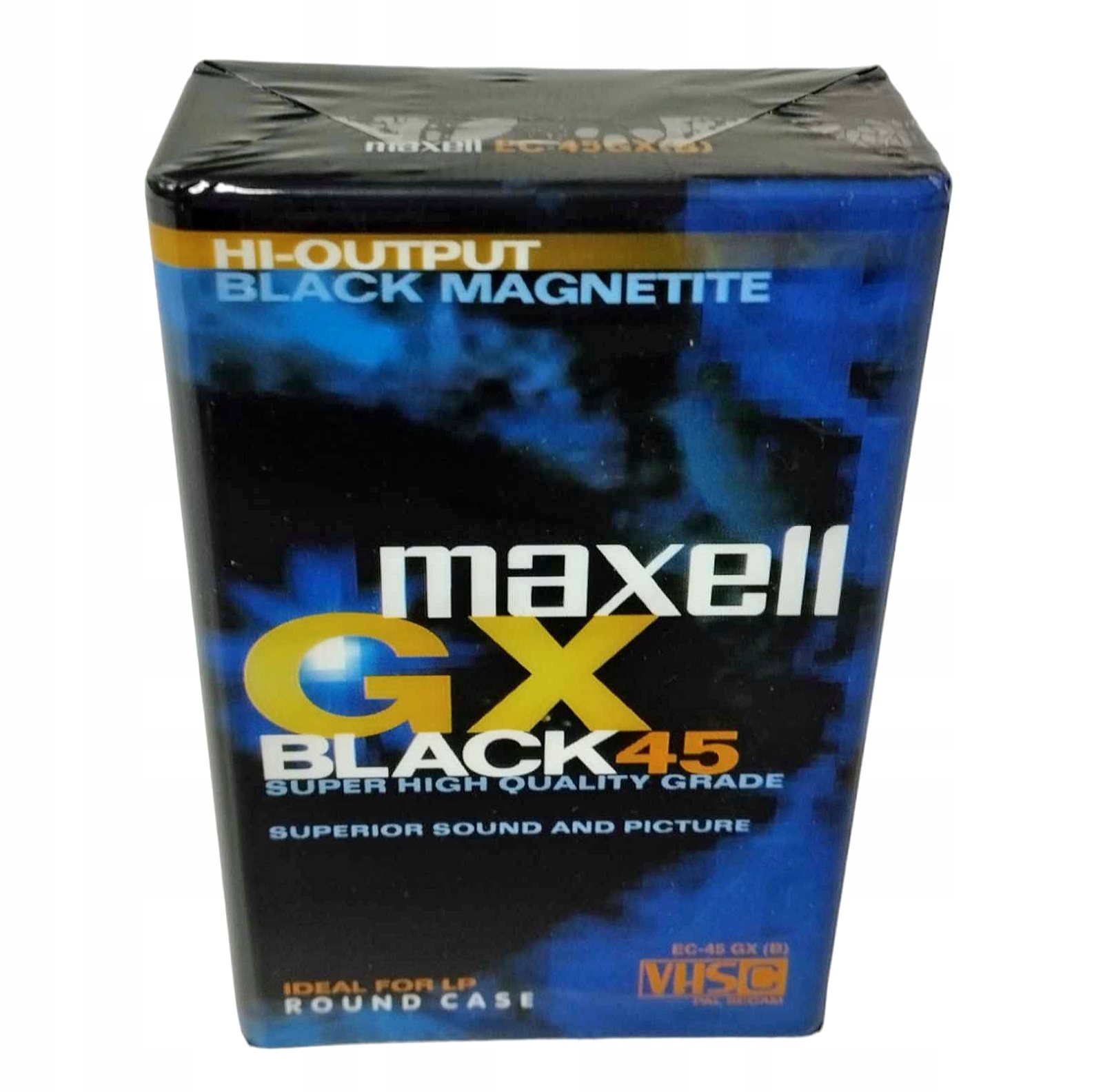 KASETA DO KAMER VIDEO VHS-C MAXELL GX BLACK 45