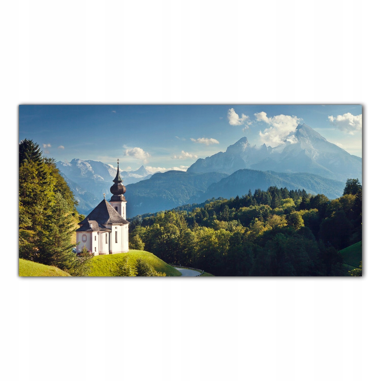 

Obraz na szkle Foto Kościół Góry Krajobraz 120x60
