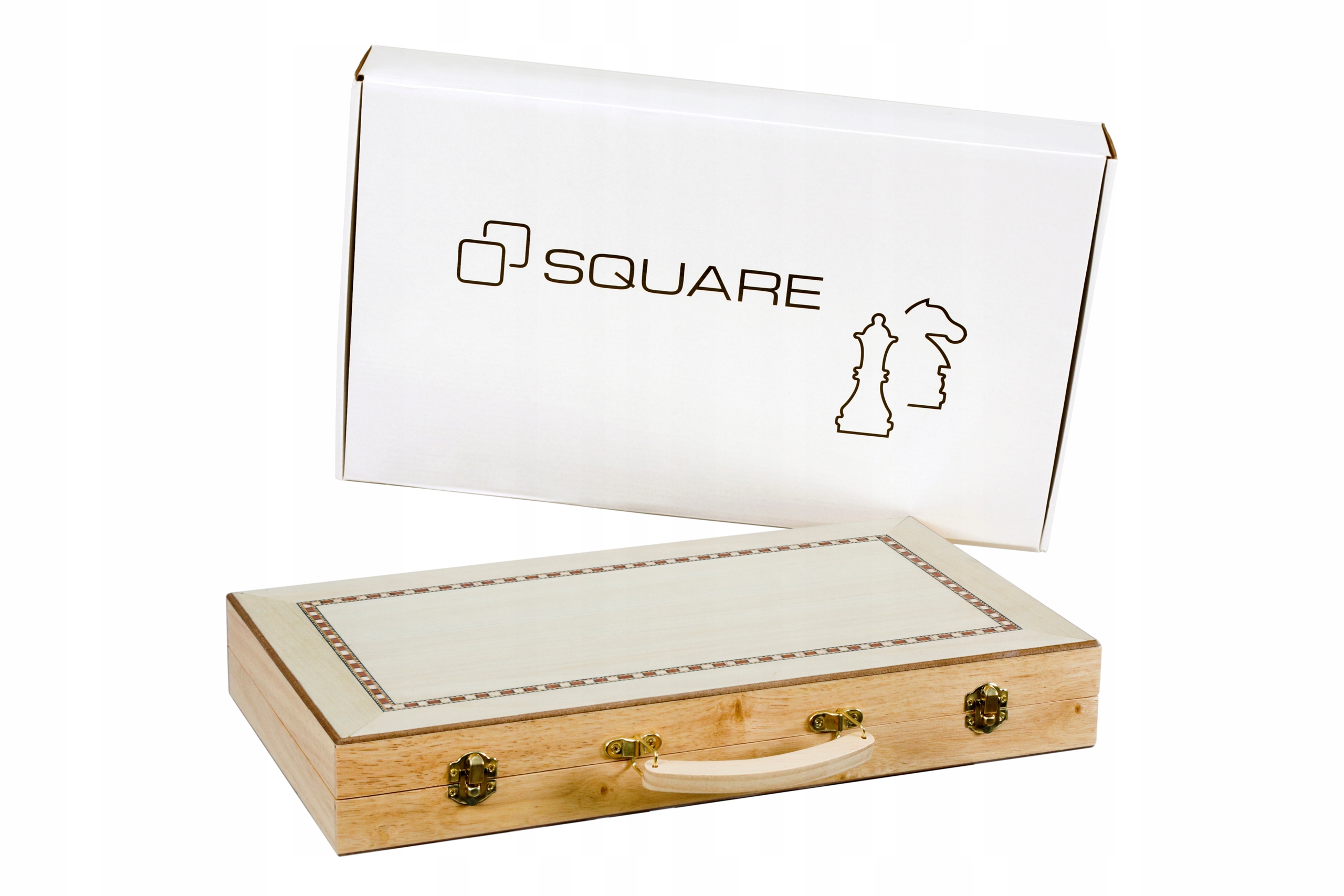 

Square Backgammon z drewna 447 Intarsja