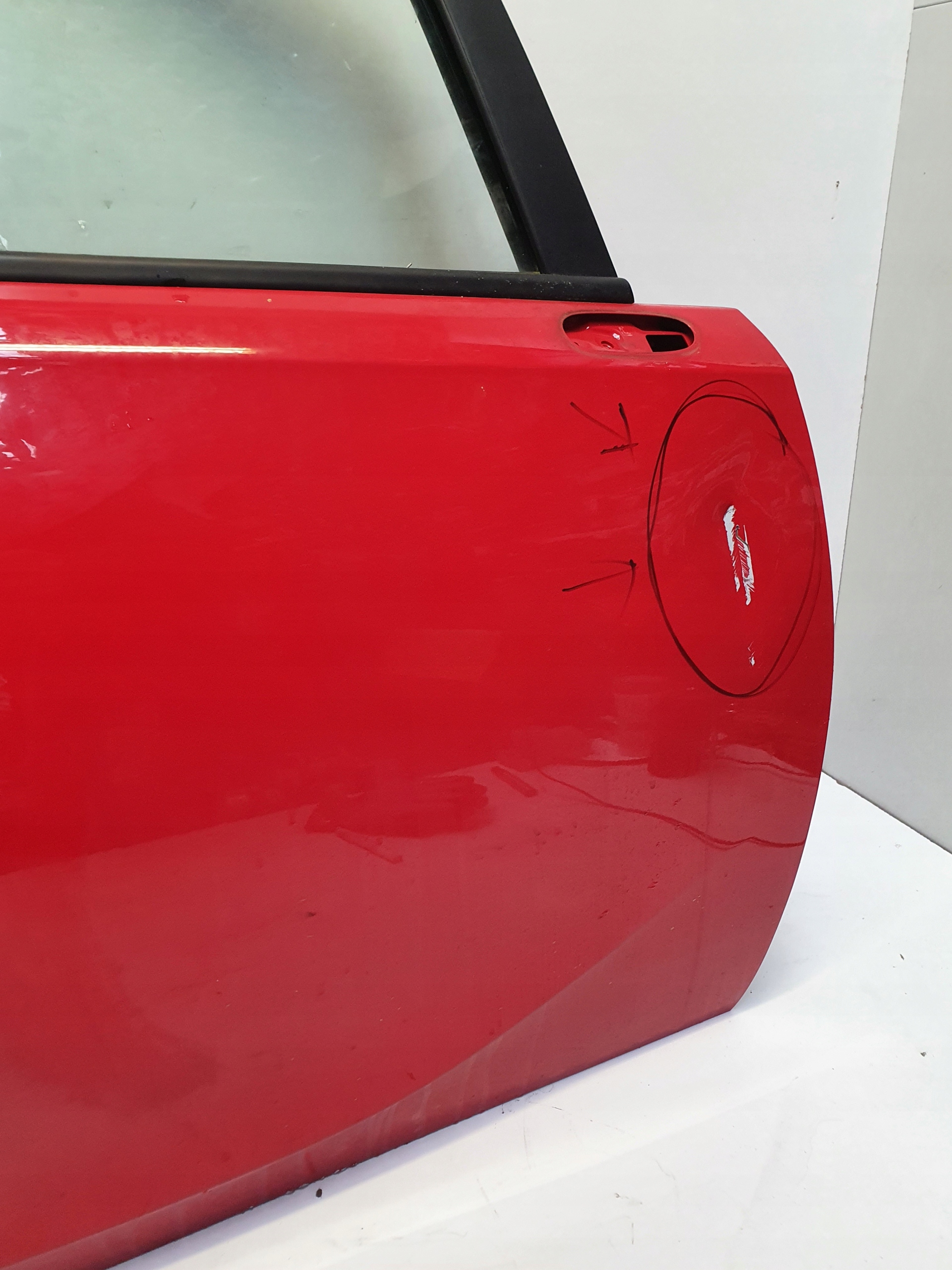 OPEL CORSA E 3D door right front red