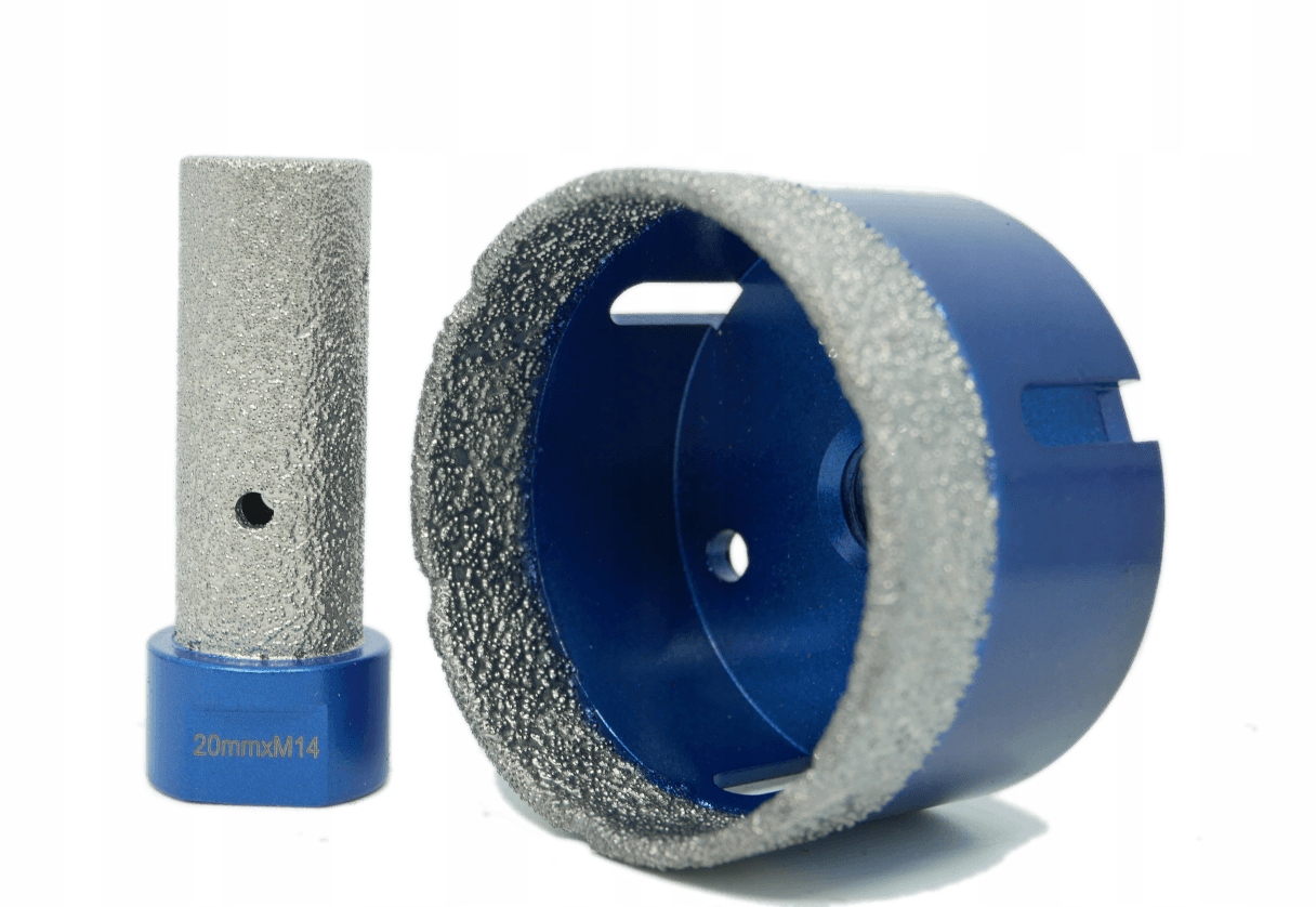 Sada Diamantových Děrovačů 65 mm Rozvrták 20 mm