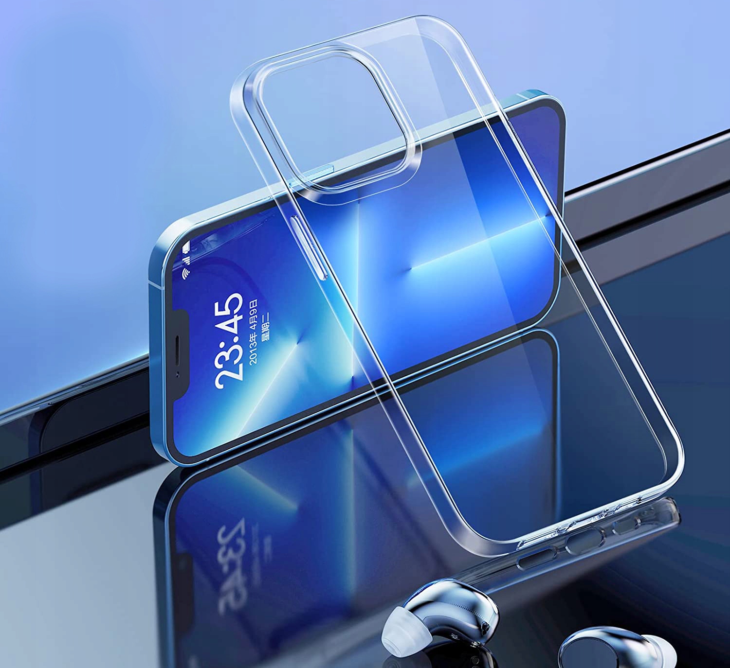 ETUI CRYSTAL + SZKŁO 5D na IPHONE 12 /12 PRO 2MM Marka Inna