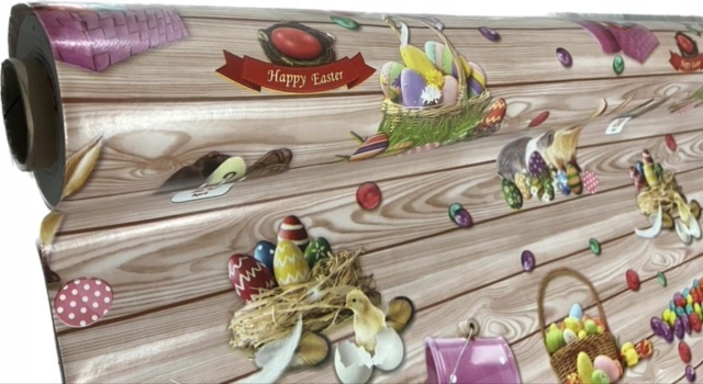 CERATA WIELKANOC ZAJĄC OBRUS 140 STÓŁ PISANKI