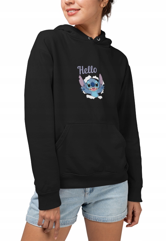 

Bluza Lilo Stich Damska z kapturem Stich Love 5 M