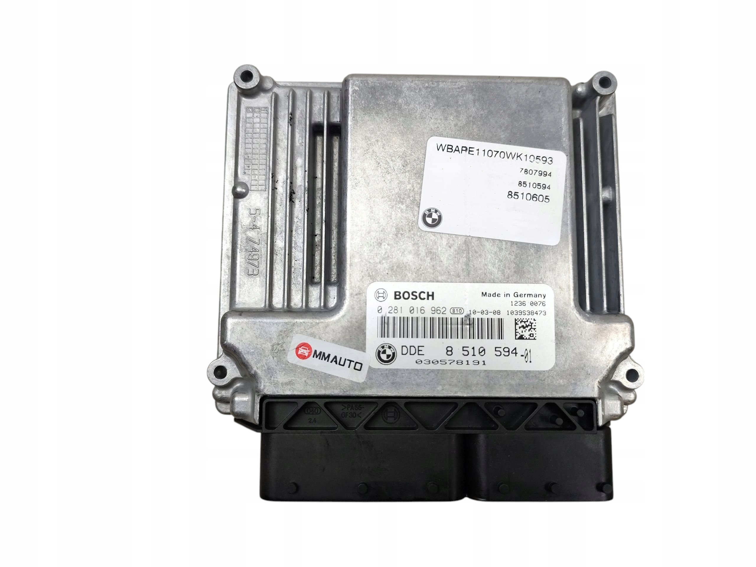 computer Motore BMW X3 E83 2.0 D 177KM N47D20C 8510594 0281016962
