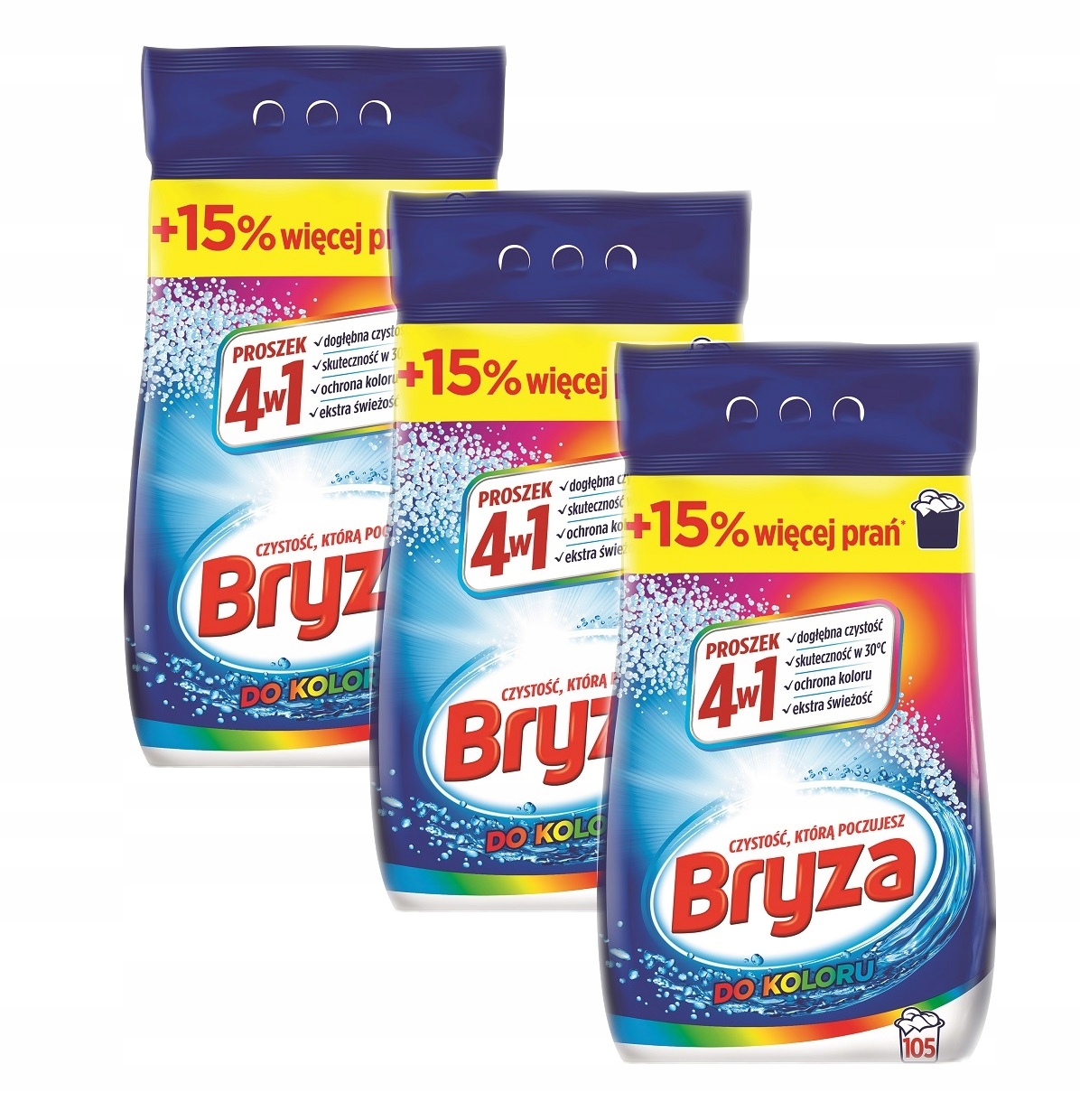 

Bryza Proszek do prania 4w1 3x 6,825kg 315pr Kolor