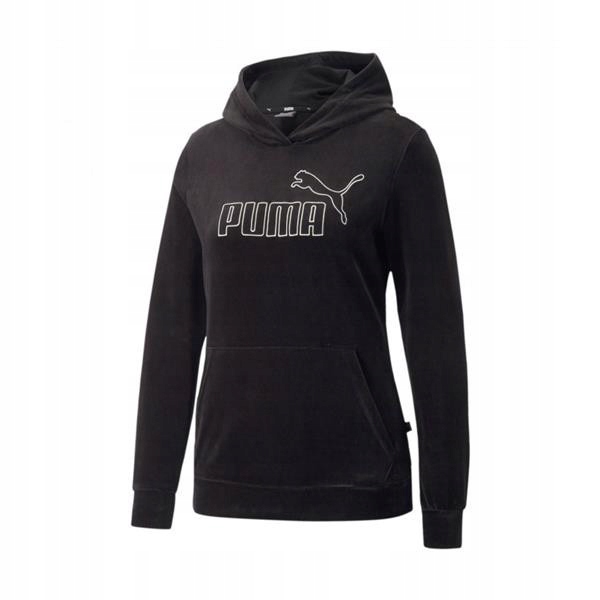 Mikina Puma 67000801 Ess+ Velour Černá L