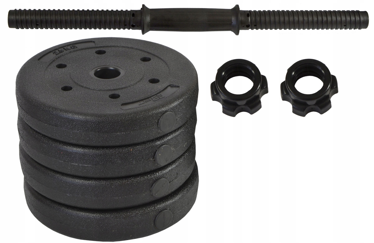 HANTEL CIEŻAREK DO ĆWICZEŃ FITNESS 10KG MOCNY Model 22kg