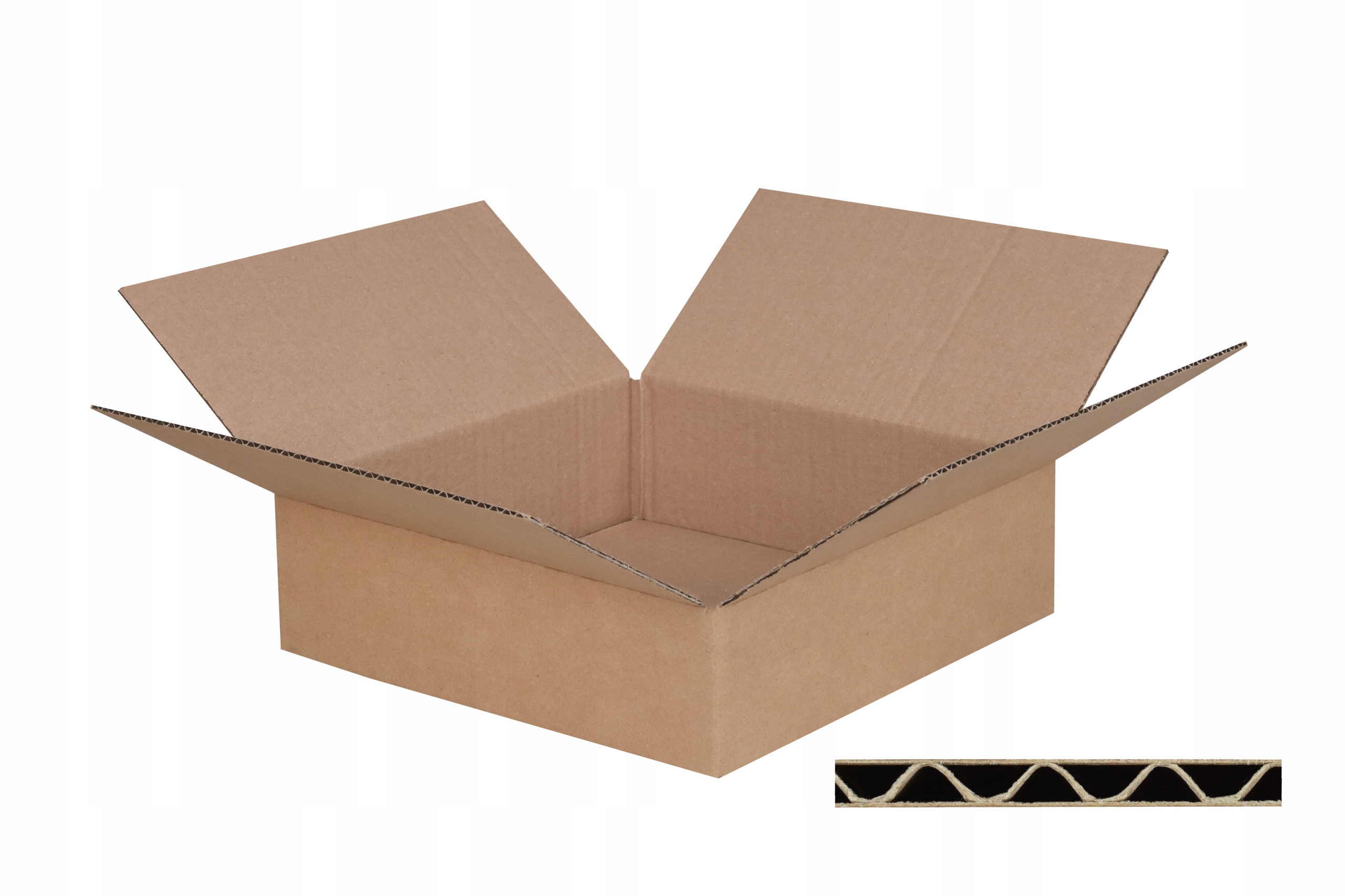 Karton klapowy Kartony wysyłkowe Pudełka InPost B 250x250x100 Zestaw 70szt.