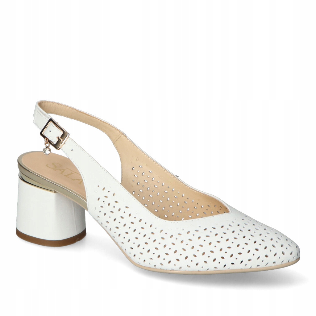 Dámské sandály Sala Bílé Lico Kožené 37