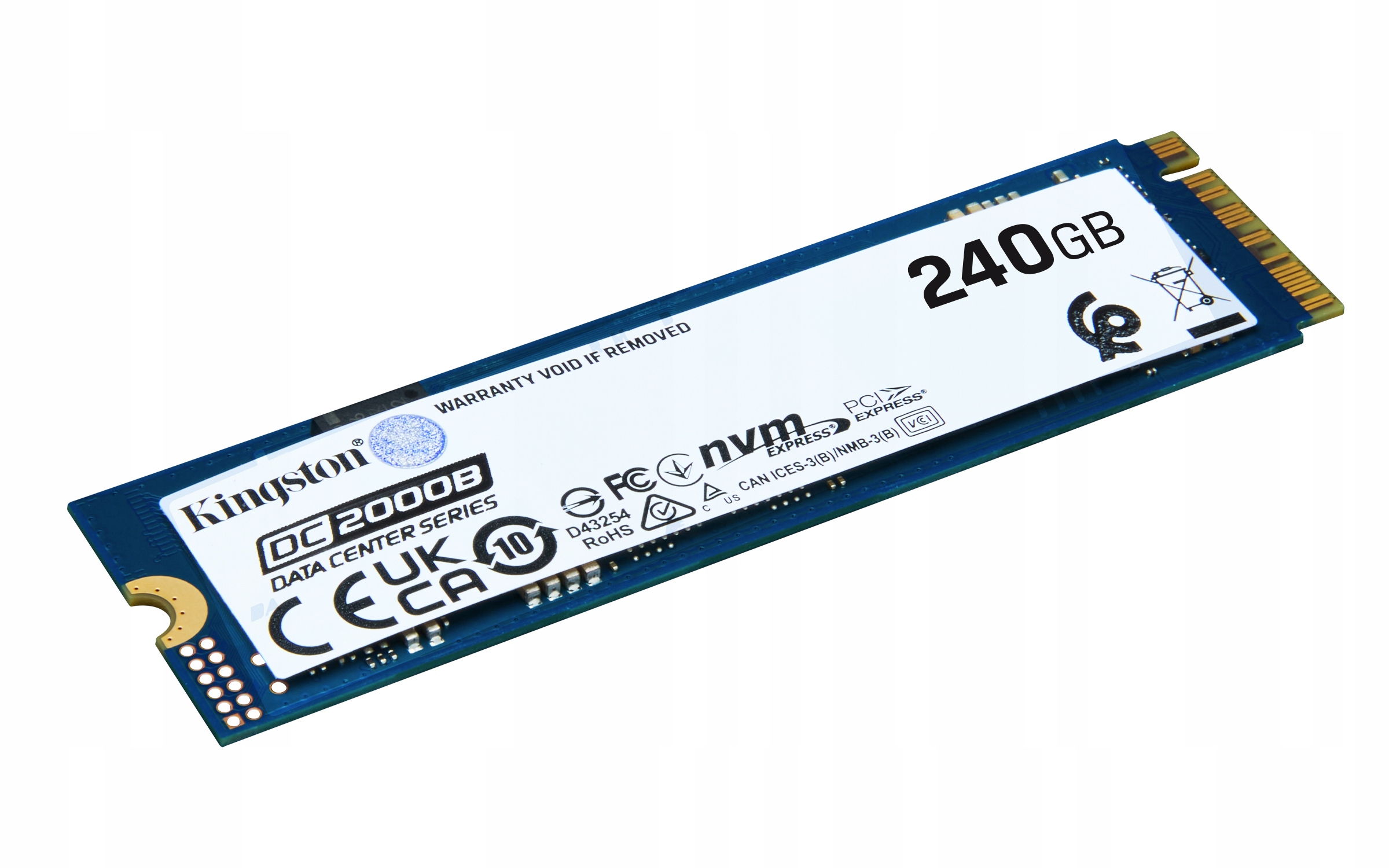 Kingston DC2000B 240GB PCIe 4.0 NVMe M.2 2280 Enterprise Ssd