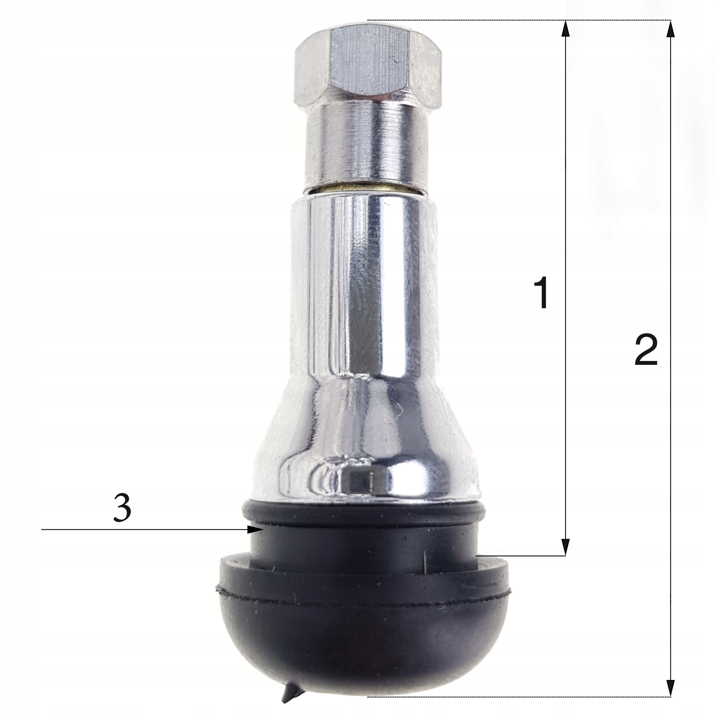 ZAWORY WENTYLE DO KÓŁ FELG STALOWYCH I ALUMINIOWYCH TR 413 AC 4SZT STIX Kod producenta 10-03-5097