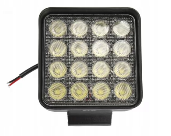 Čtvercová Pracovní Lampa LED16 3W 1728lm 12/24V