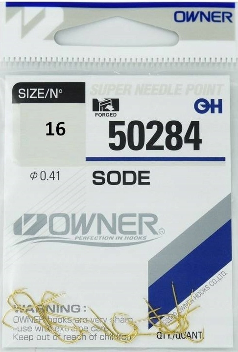 Haczyki Owner Sode nr 16 50284