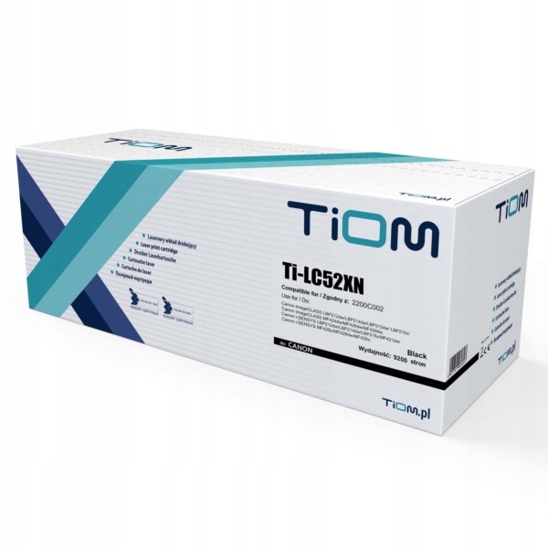 Toner Tiom do Canon 052HBK 2200C002 MF424dw MF429x
