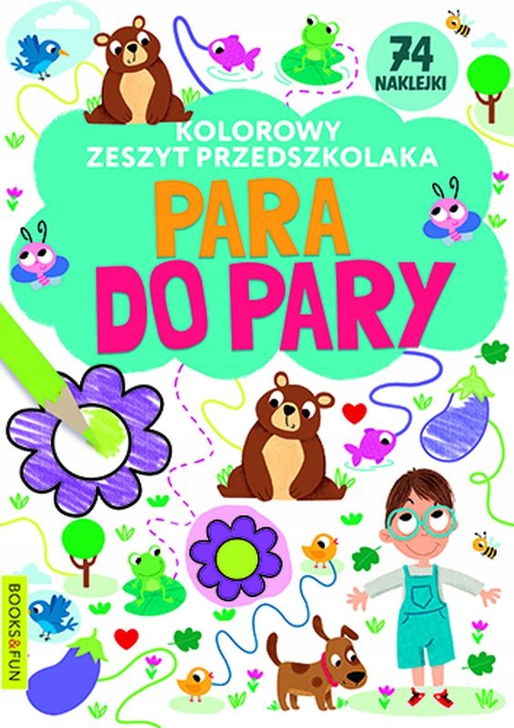 Para do pary. Kolorowy zeszyt przedszkolaka Opracowanie zbiorowe BOOKS AND