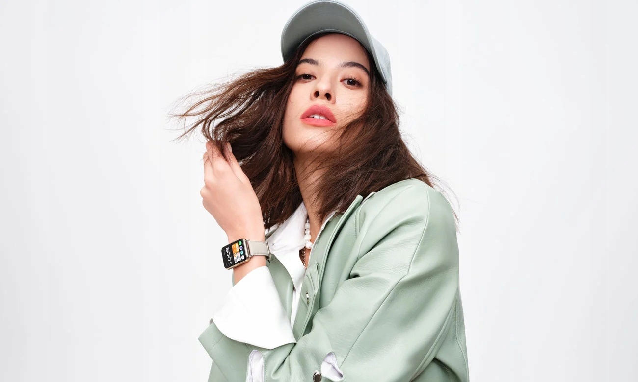 Smartwatch Huawei Watch Fit 2 Classic złoto - biały SKÓRZANY pasek SpO2 Model Watch Fit 2 Classic