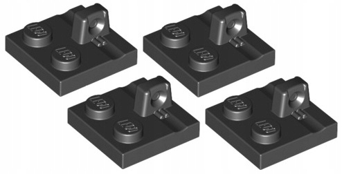 

Lego Zawias 2x2 Czarny (92582/4613759) x4