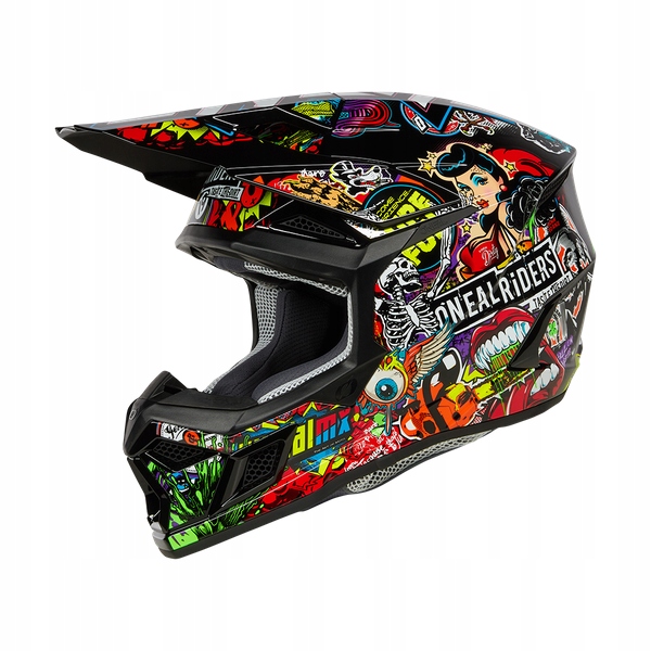Detská motocyklová prilba off road O'neal 3SRS Crank V.24 Multi M