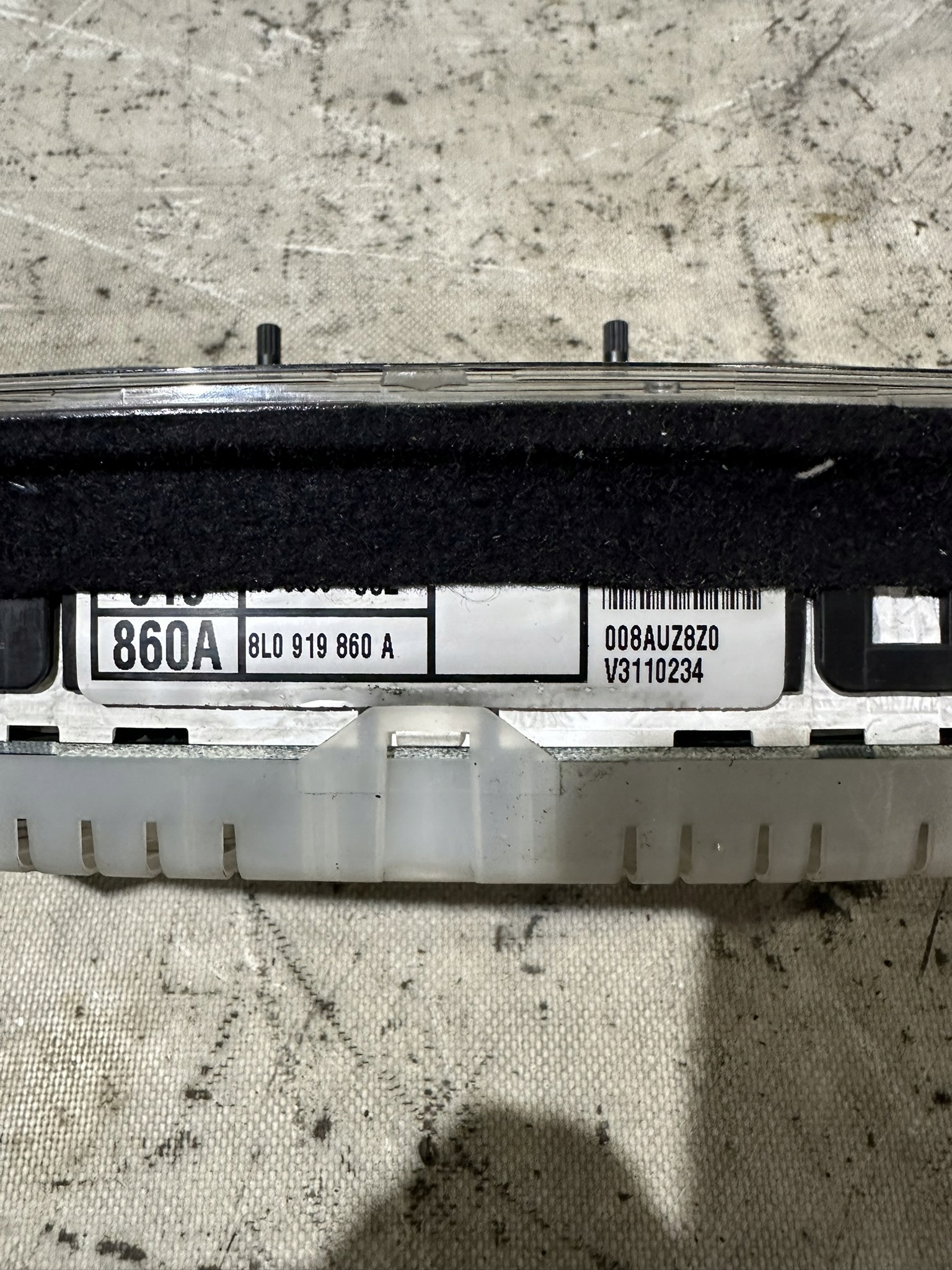 dials AUDI A3 8L 1.6B 8L0919860A