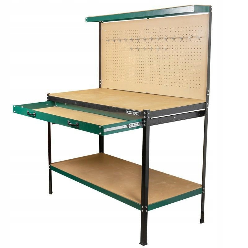 STÓŁ WARSZTATOWY ŚLUSARSKI Z SZUFLADĄ 120CM RF-01Y0320 ROCKFORCE