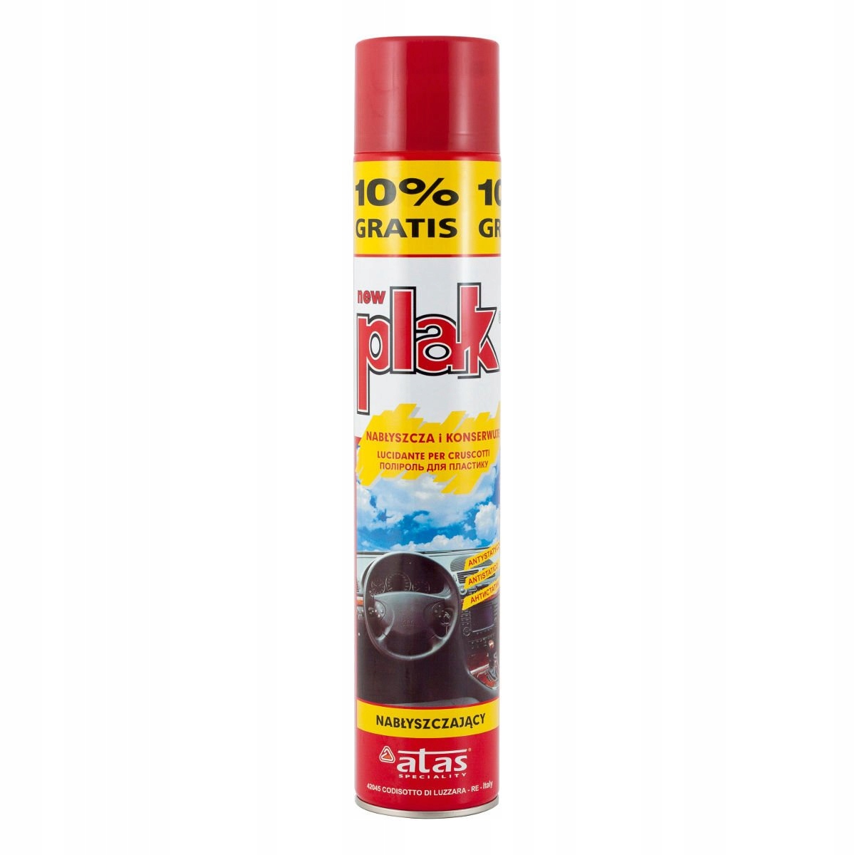 ATAS PLAK NABŁYSZCZAJĄCY DO KOKPITU GRANAT 750ml Producent Plak