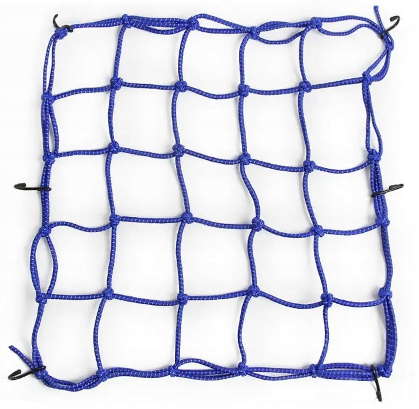 ODBLASKOWA SIATKA MOTOCYKLOWA BAGAŻOWA PAJĄK NA SIEDZENIE GRUBA HAKI METAL EAN (GTIN) 5903794426573