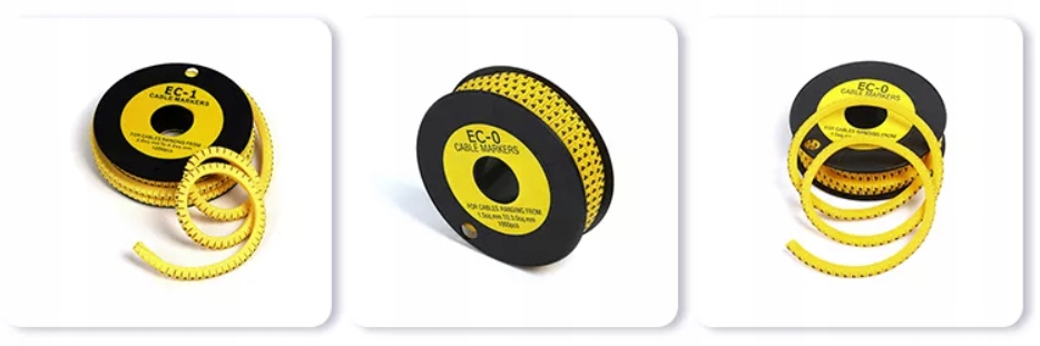 Oznaczniki przewodów PLUS (+) 4-8mm 50szt EC-2 EAN (GTIN) 5905358361627