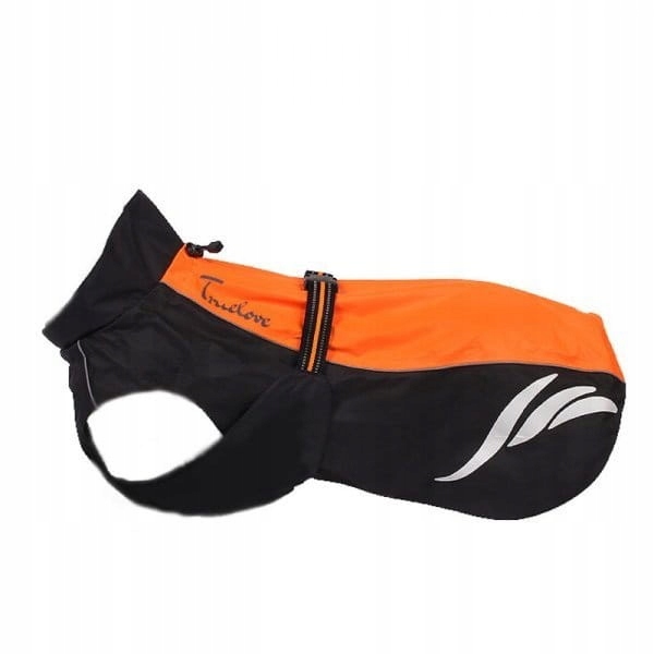Levně Bunda derka pláštěnka pro psa Truelove oranžová M (33cm)