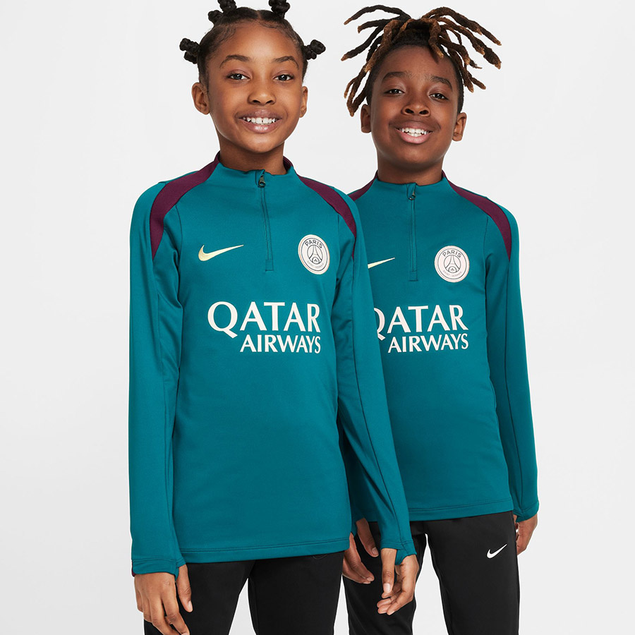 Dětská Mikina Nike Psg Strike Drill Top Jr [L [147-158]] zelená