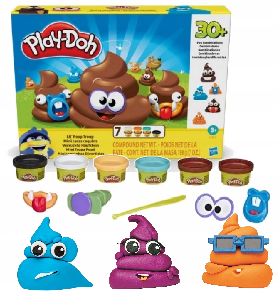 

Play-doh Ciastolina Zestaw Kupa Zabawy Poop Troop
