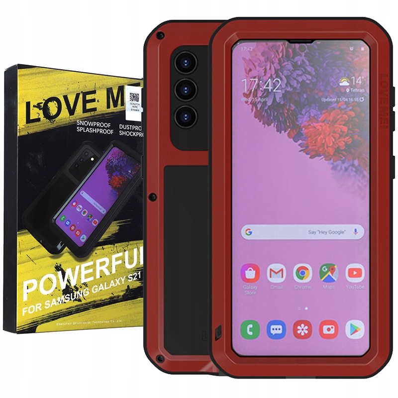 

Etui + szkło do Galaxy S21, case, Love Mei P
