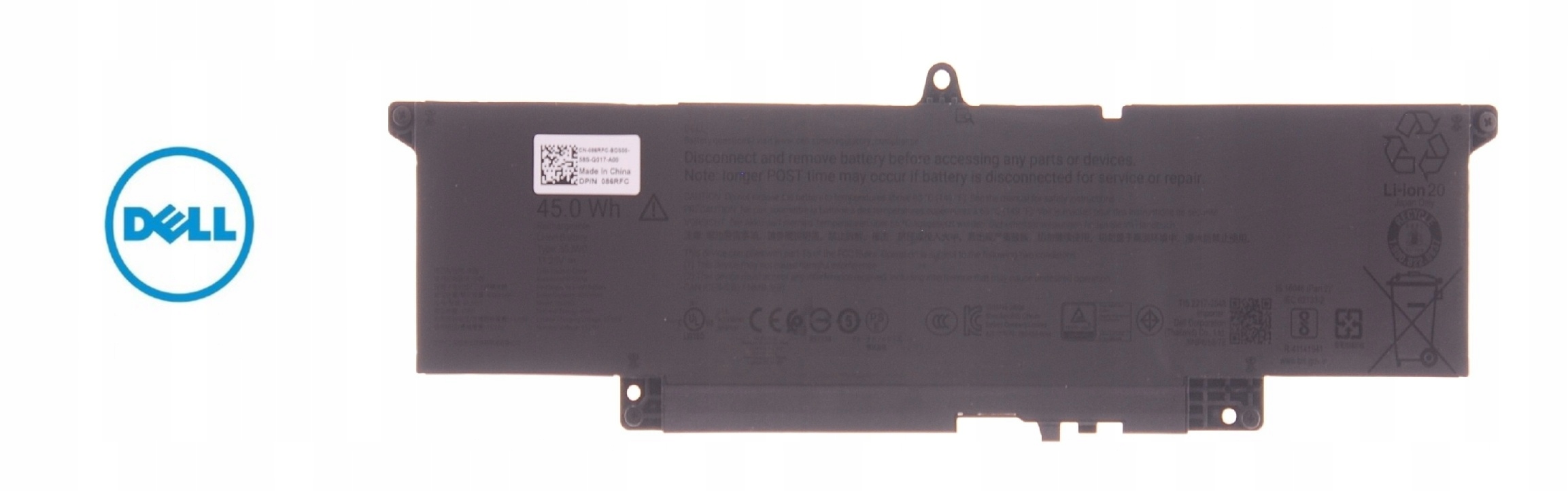 Baterie pro notebook Dell 55JWC – 45 Wh Li-Ion Pro 13, 14, 16 Plus