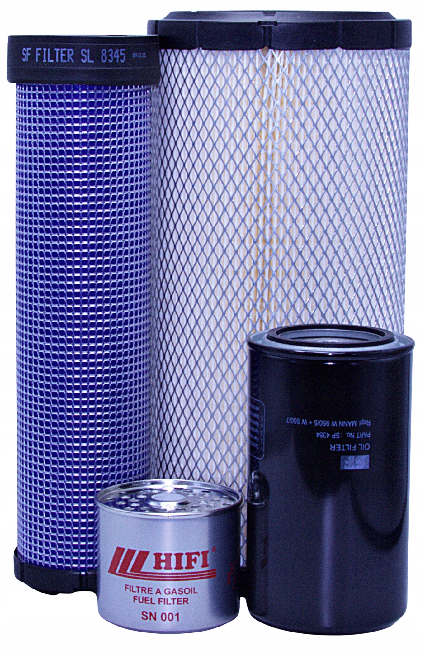 Filtry Matbro TS270, TS280, TS350 – vzduch z palivového oleje – motor Perkins