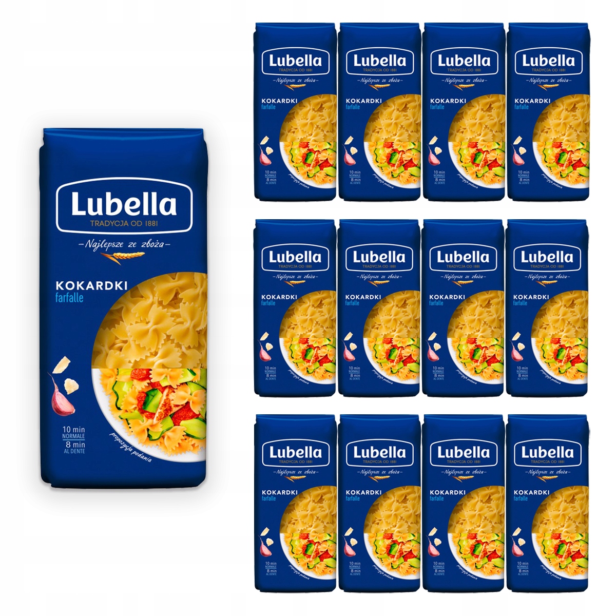 Lubella Těstoviny s mašličkami 400 g x 12 kusů