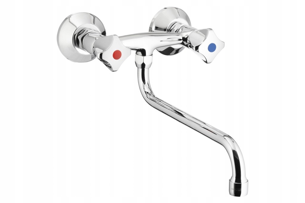 Standard nástenná drezová batéria, chróm (300-610-00) /sm/