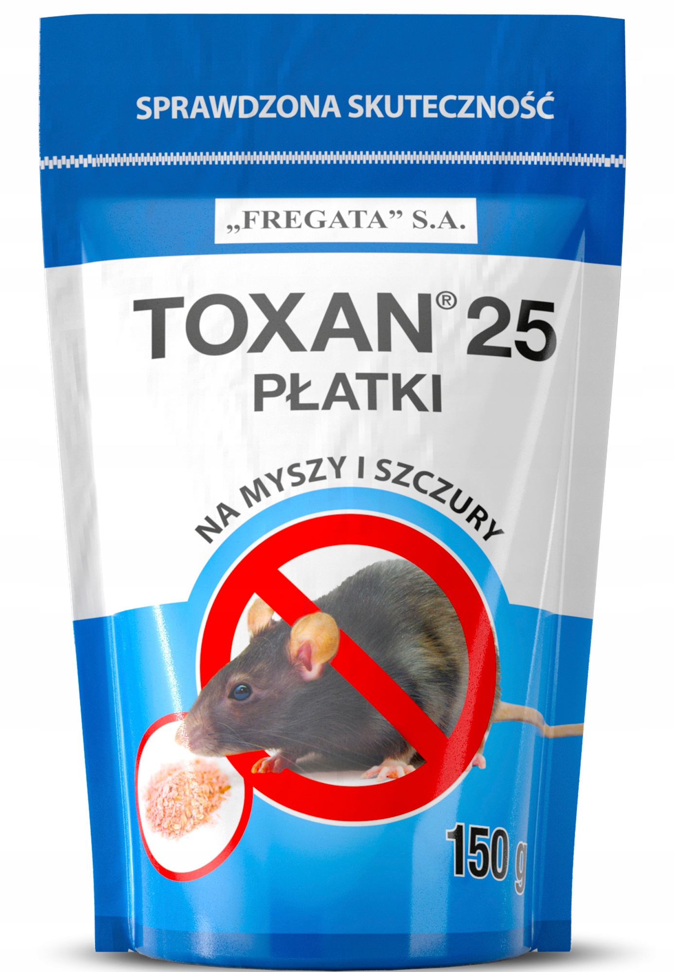 

Toxan Trutka Trucizna Na Myszy Szczury Płatki 150G