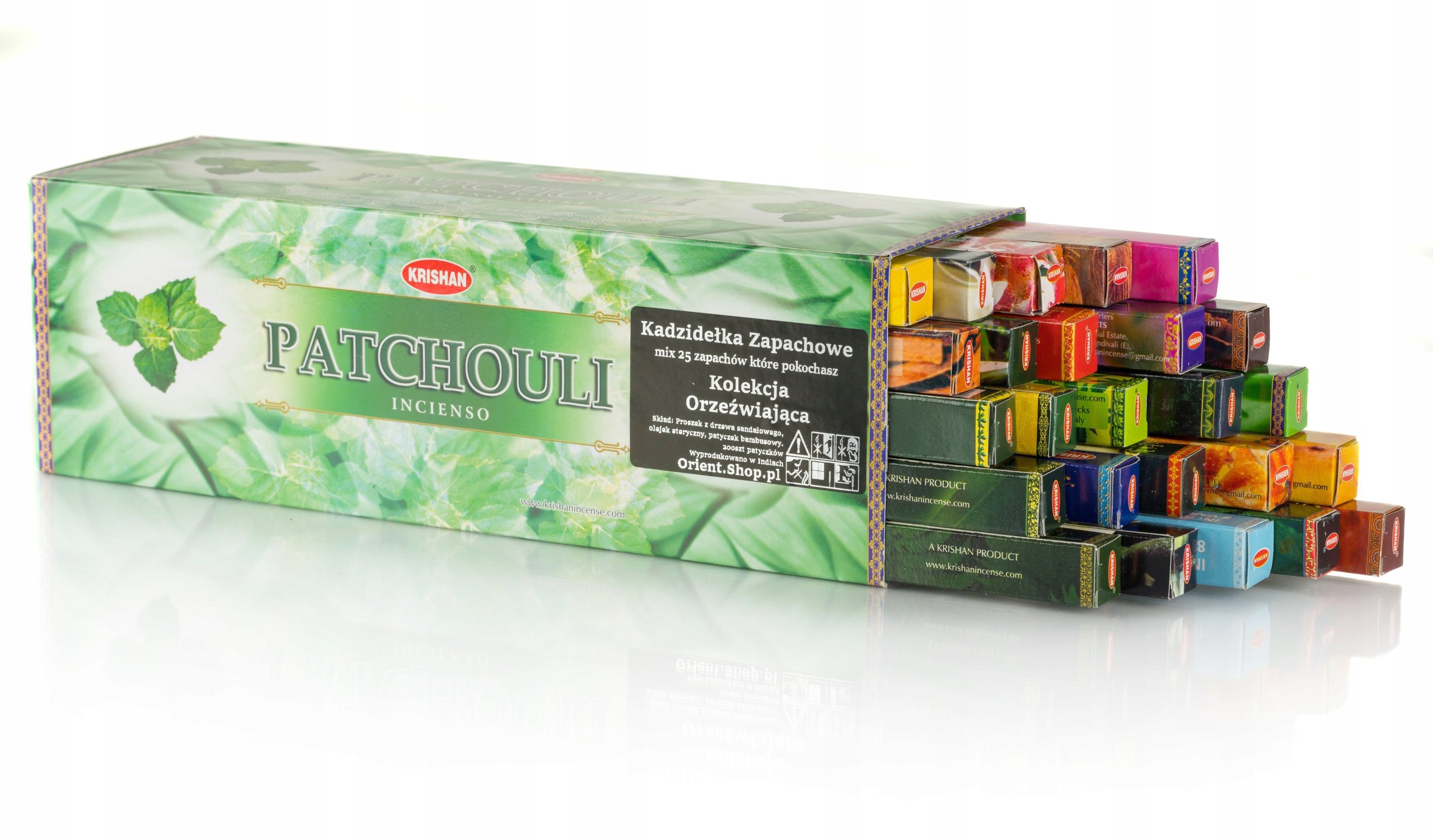 KADZIDEŁKA MIX - 200szt Kolekcja Orzeźwiająca Kod producenta Kadzidełka Zapachowe Mix