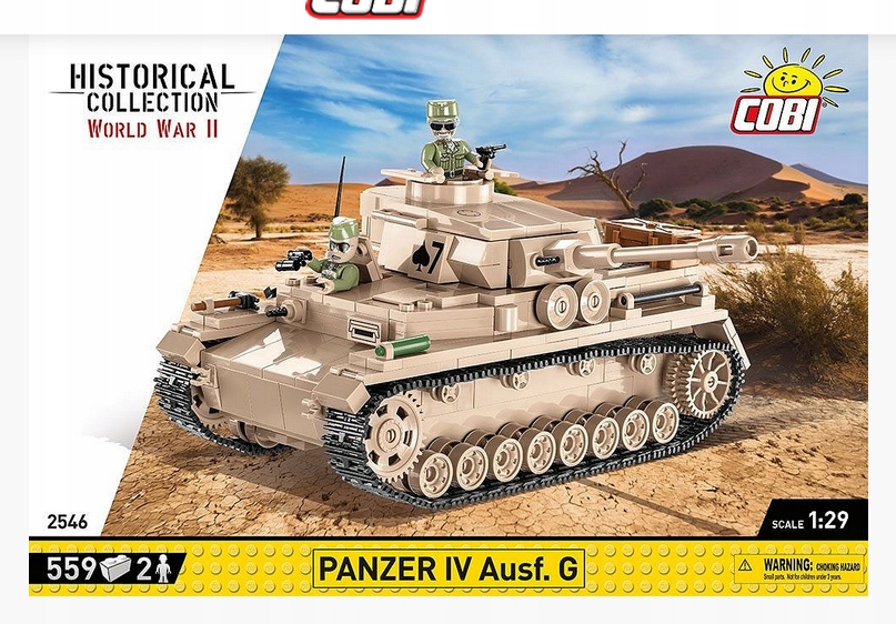 Cobi 2546 Niemiecki Czołg Panzerkampfwagen IV Ausf.g