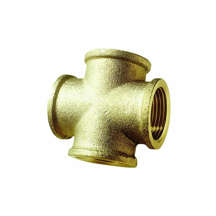 

Czwórnik mosiężny 1 1/4''